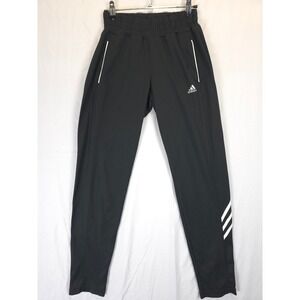 Adidas Climacool Track Pants Women XS Black Tapered Zip Ankle Athletic